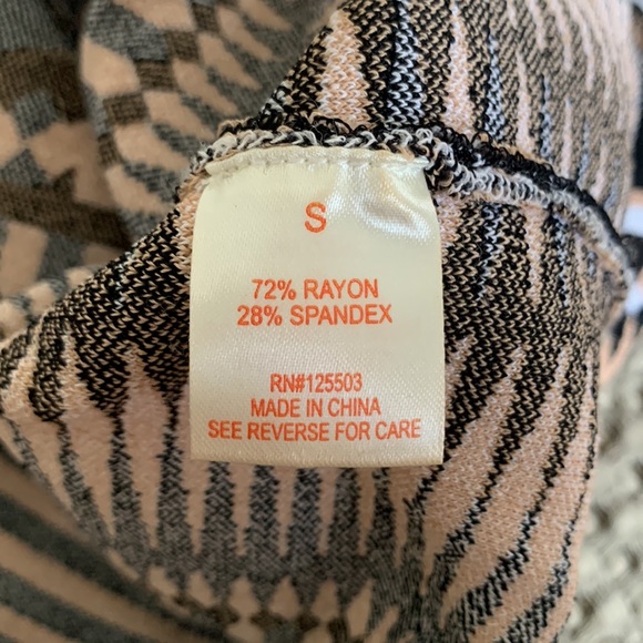 Torn By Ronny Kobo knit black, white, and nude dress - Picture 8 of 9